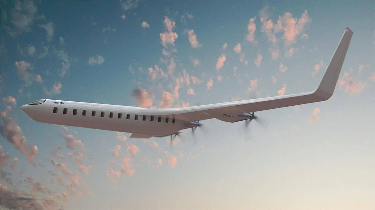 Avi&oacute;n el&eacute;ctrico sostenible