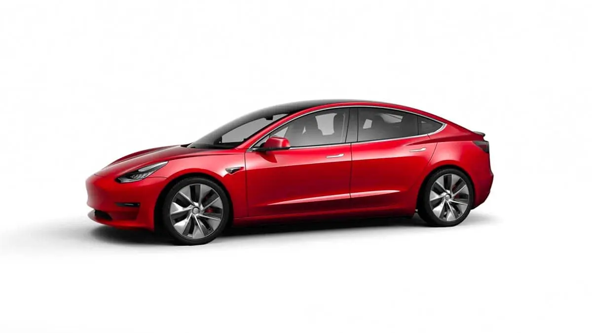 Imagen del dise&ntilde;o del Tesla Model 3 que se fabrica en China