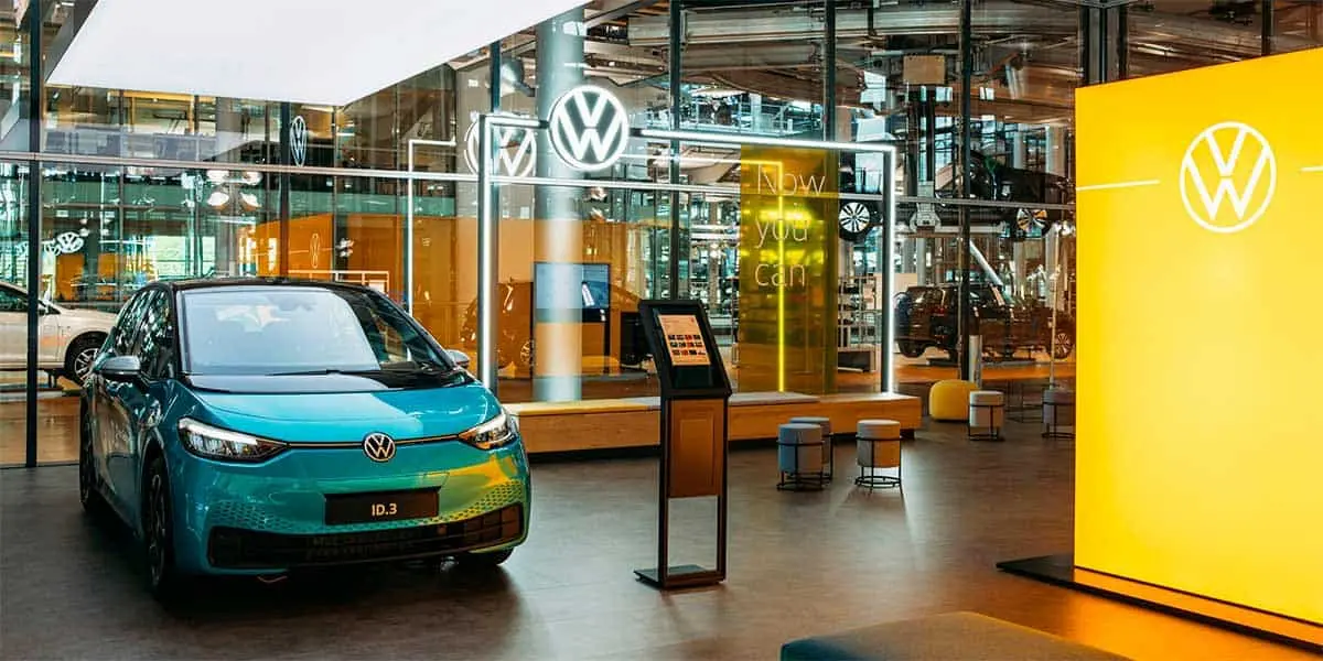 Foto de la primera tienda de Volkswagen para mostrar el ID.3 