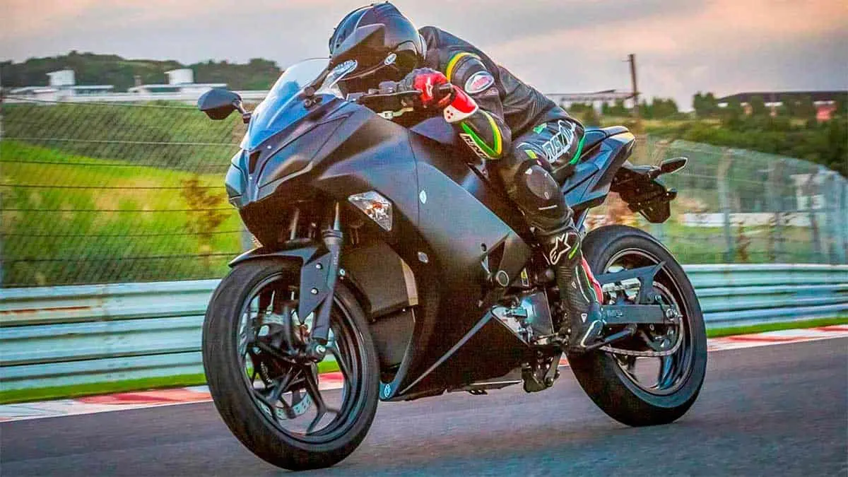 Moto el&eacute;ctrica de Kawasaki