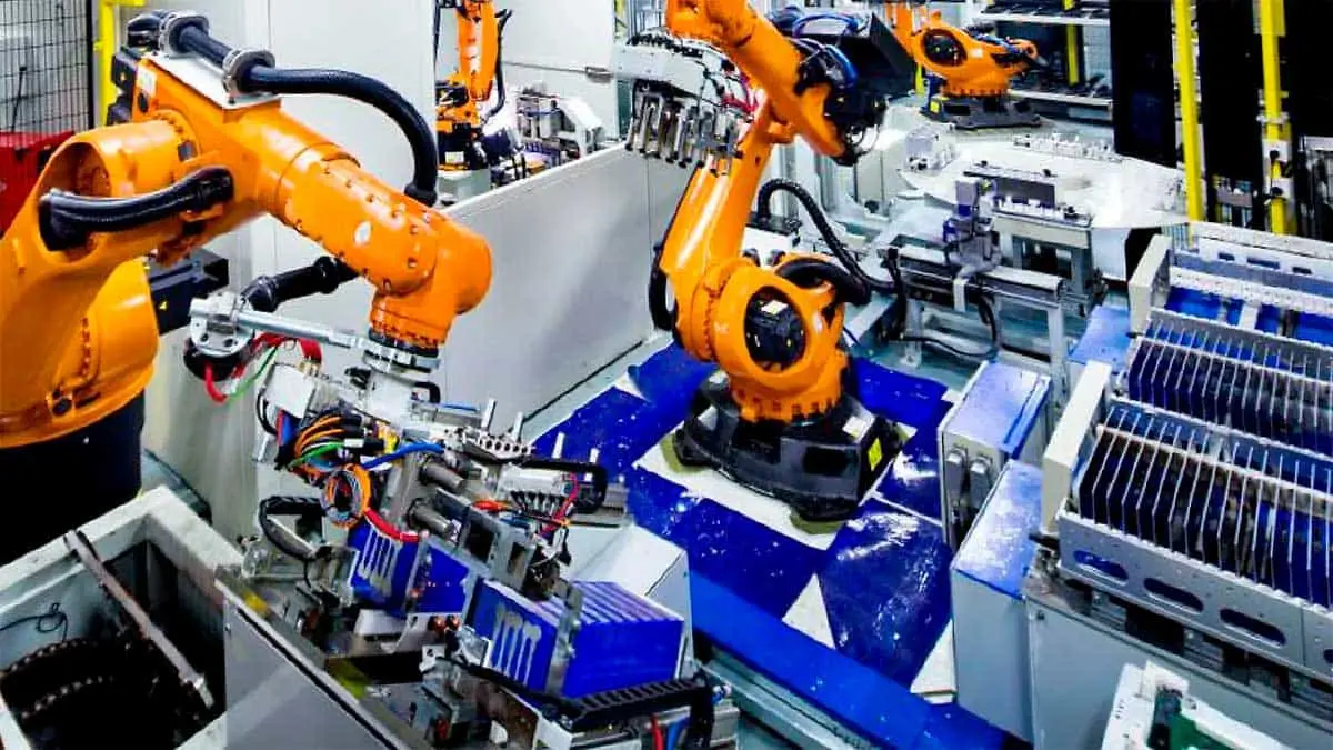 Foto de la f&aacute;brica de bater&iacute;as para coches el&eacute;ctricos de CATL