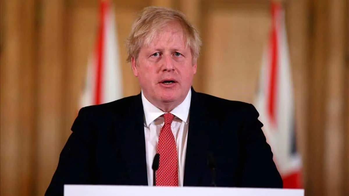 Foto de Boris Johnson, primer ministro de Reino Unido