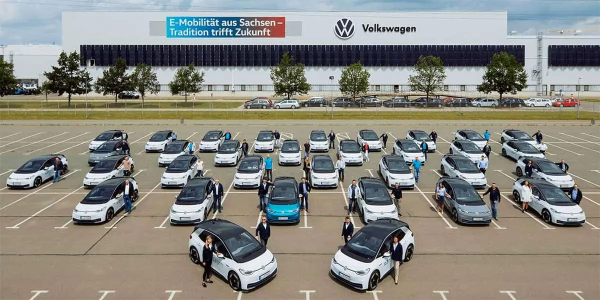 Entrega para pruebas, 150 VW ID.3 a trabadjores de Volkswagen