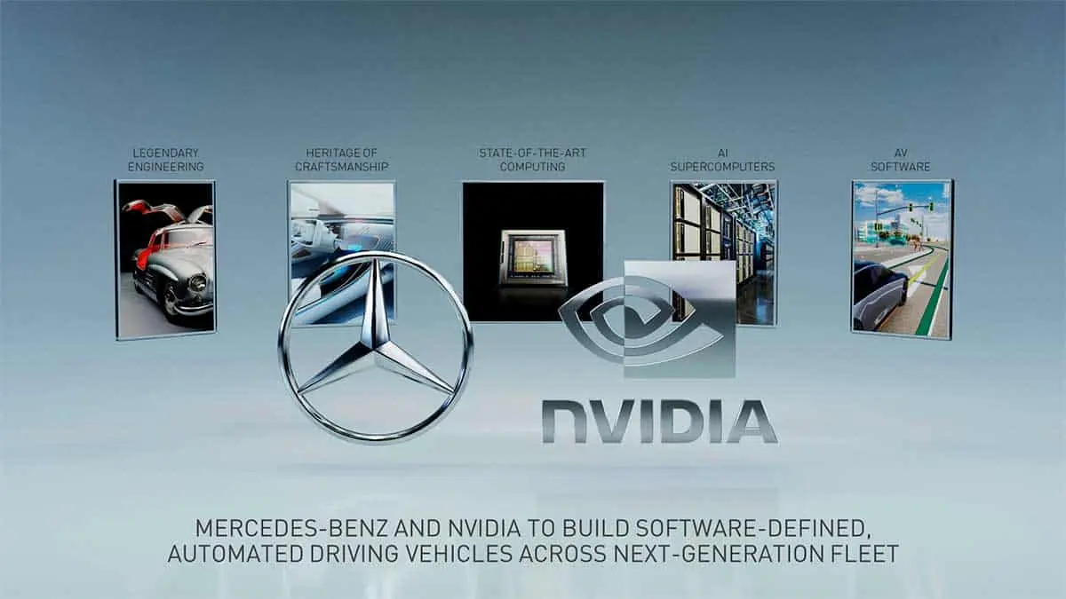 Acuerdo de colaboraci&oacute;n entre Mercedes-Benz y Nvidia