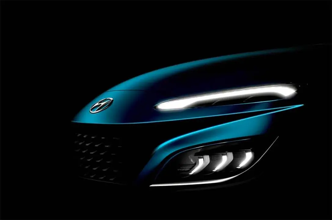 Nuevo dise&ntilde;o del morro del Hyundai Kona