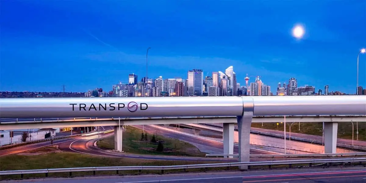 hyperloop de alta velocidad de Transpod