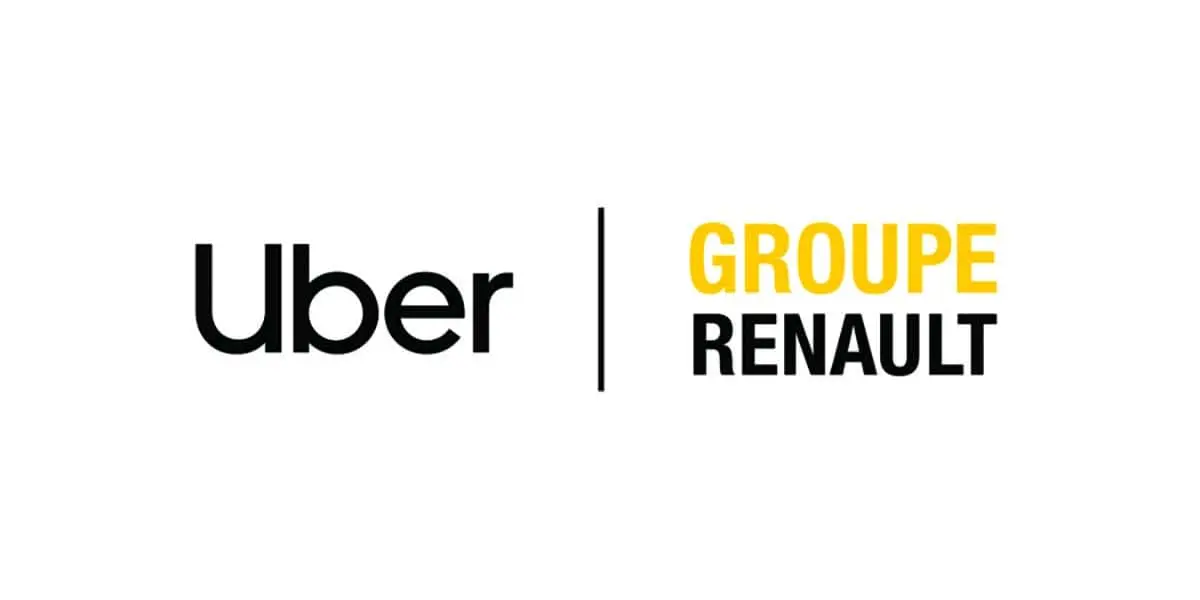 Foto del logotipo de Uber y Grupo Renault
