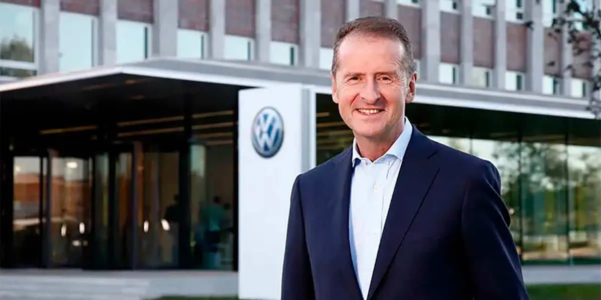 CEO del grupo Volkswagen, Hebert Diess