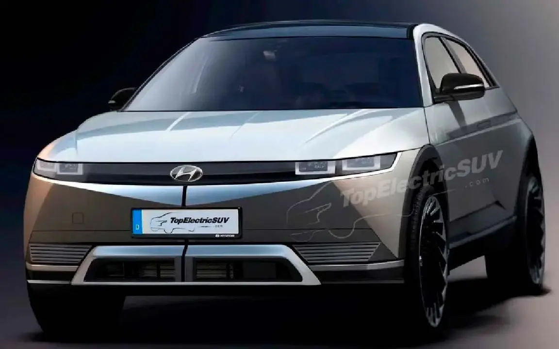 Foto renderizada del dise&ntilde;o del Hyundai IONIQ 5