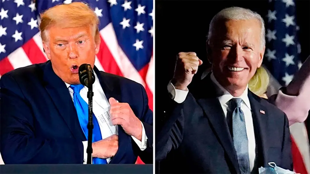 Joe Biden y Donal Trump, presidente Estados Unidos