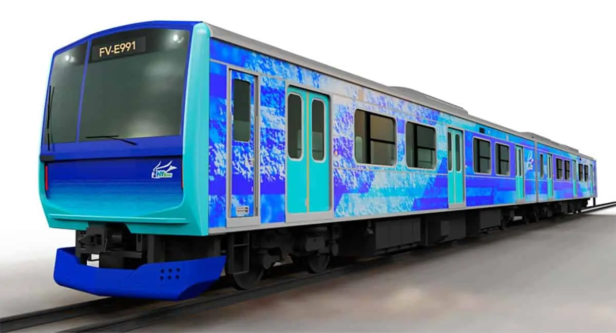 Imagen del tren de hidr&oacute;geno que Toyota est&aacute; desarrollando para Jap&oacute;n
