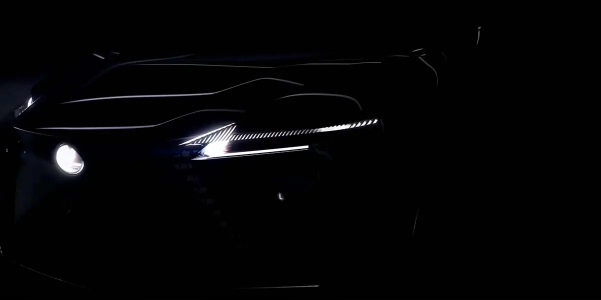 Foto (teaser) del futuro SUV el&eacute;ctrico puro de Lexus