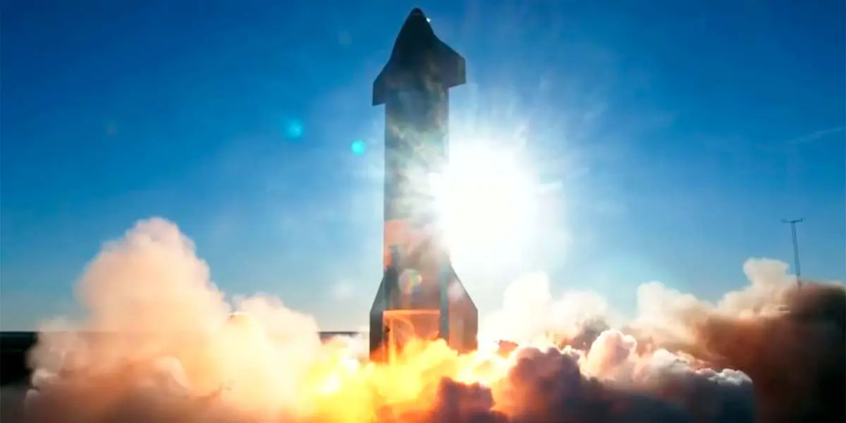 Lanzamiento de Starship de SpaceX para realizar un test de vuelo