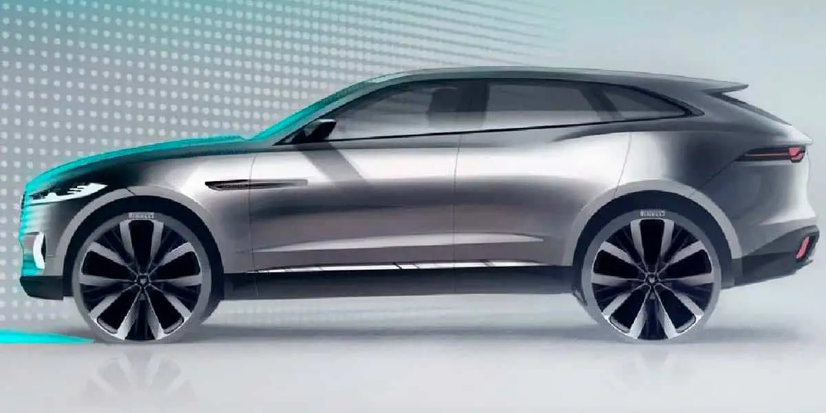Foto del posible dise&ntilde;o del SUV el&eacute;ctrico Jaguar J-Pace