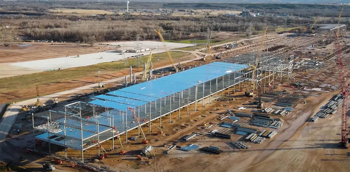 Situaci&oacute;n de las obras de la Gigafactory de Texas 