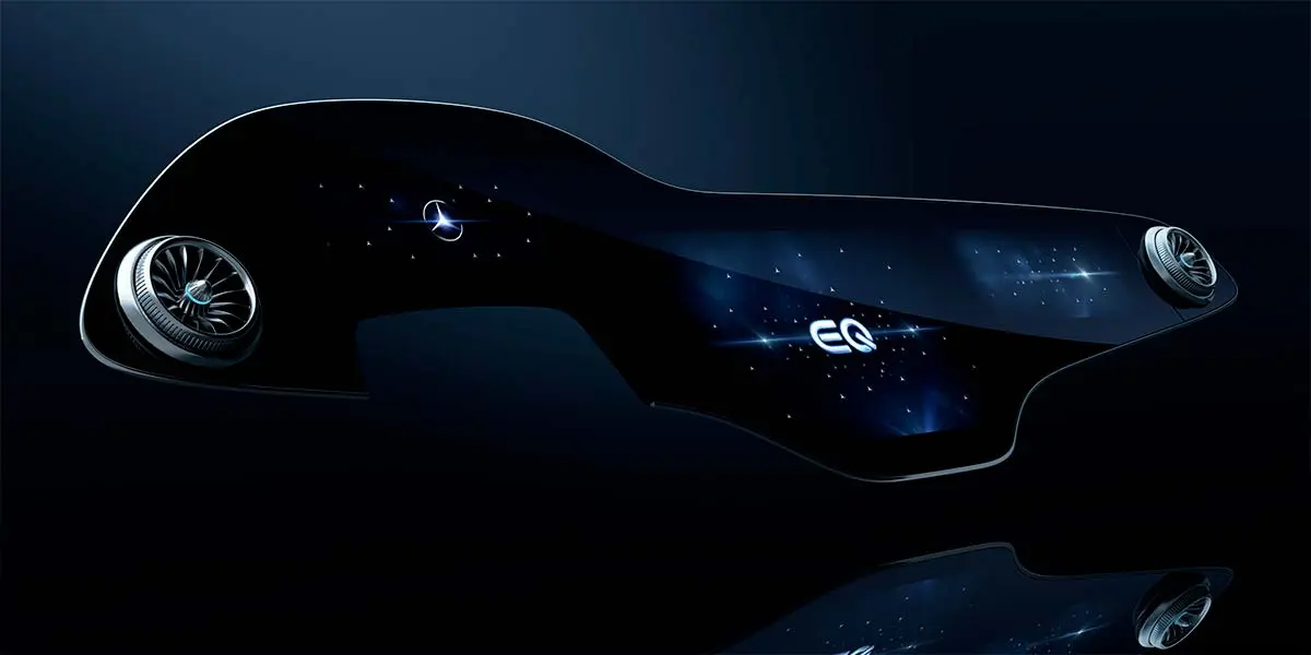 Foto del nuevo sistema de Mercedes-Benz, MBUX HyperScreen