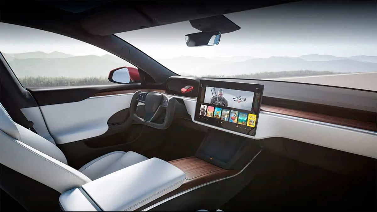 Foto del interior del nuevo Tesla Model S de 2021