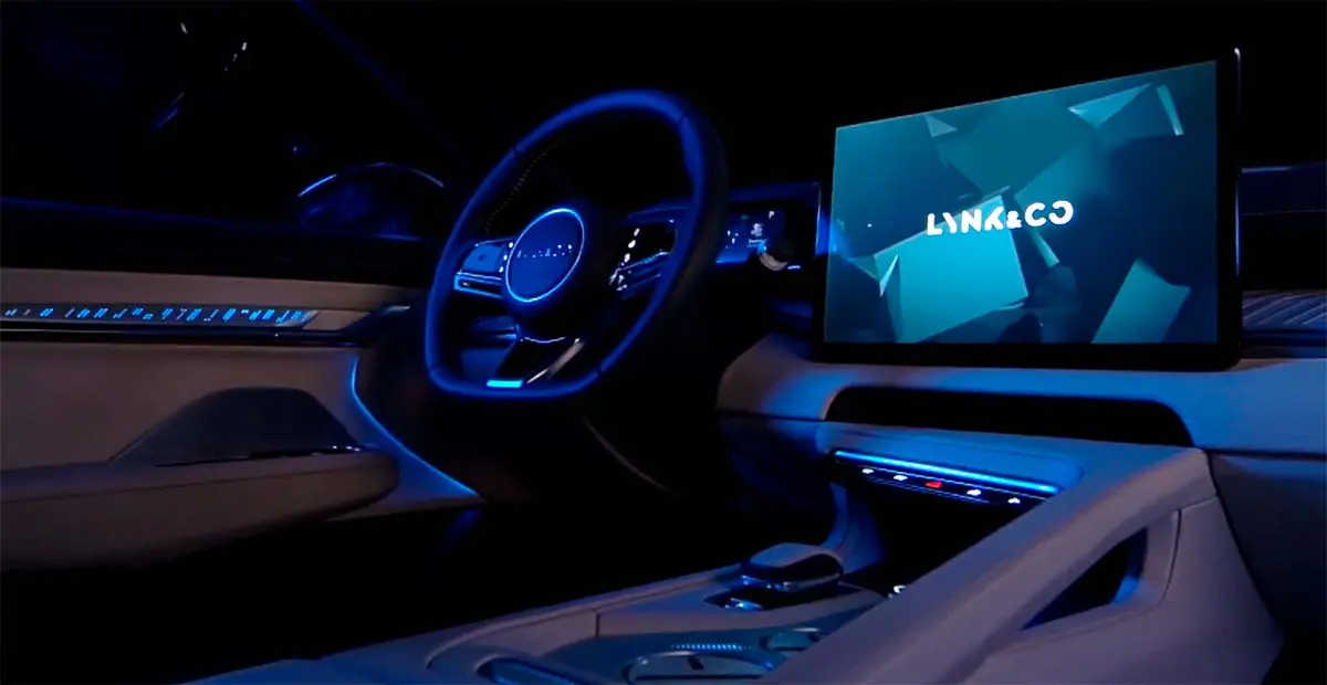 Interior del Lynk & Co Zero 