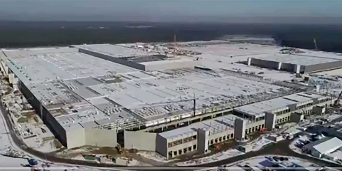 Foto de la situaci&oacute;n actual de la Gigafactory de Tesla en Berl&iacute;n (Alemania)