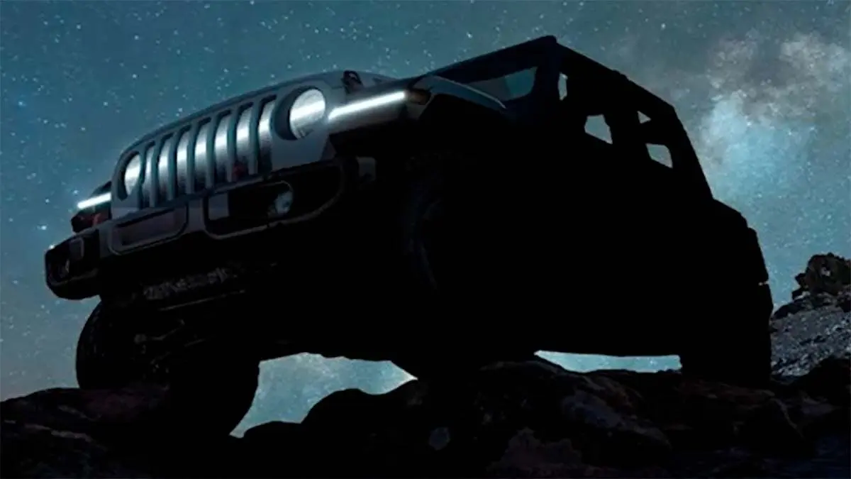 Foto teaser del Jeep Wrangler