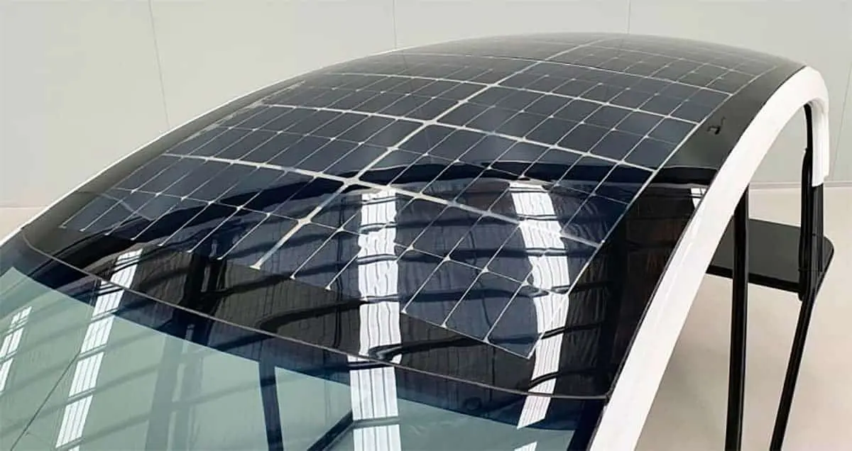 techo solar de coches el&eacute;ctricos de policarbonato