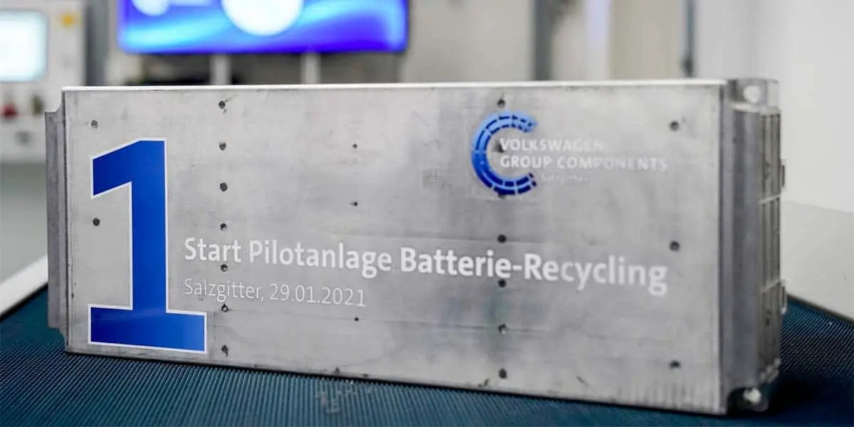 Nueva bater&iacute;a del Grupo Volkswagen
