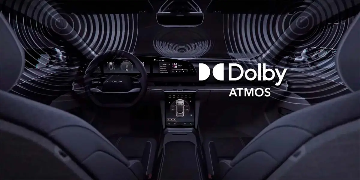Foto del Lucid Air con Dolby Atmos
