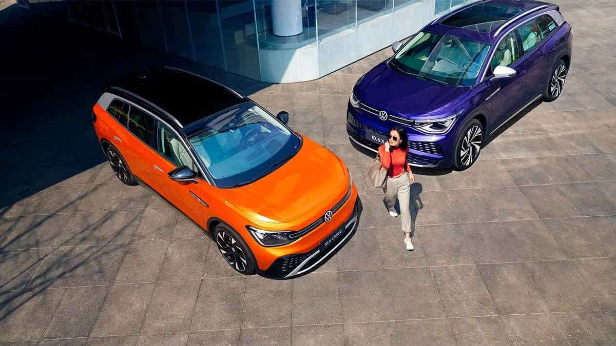 Foto del Volkswagen ID6 X y del ID 6 Crozz