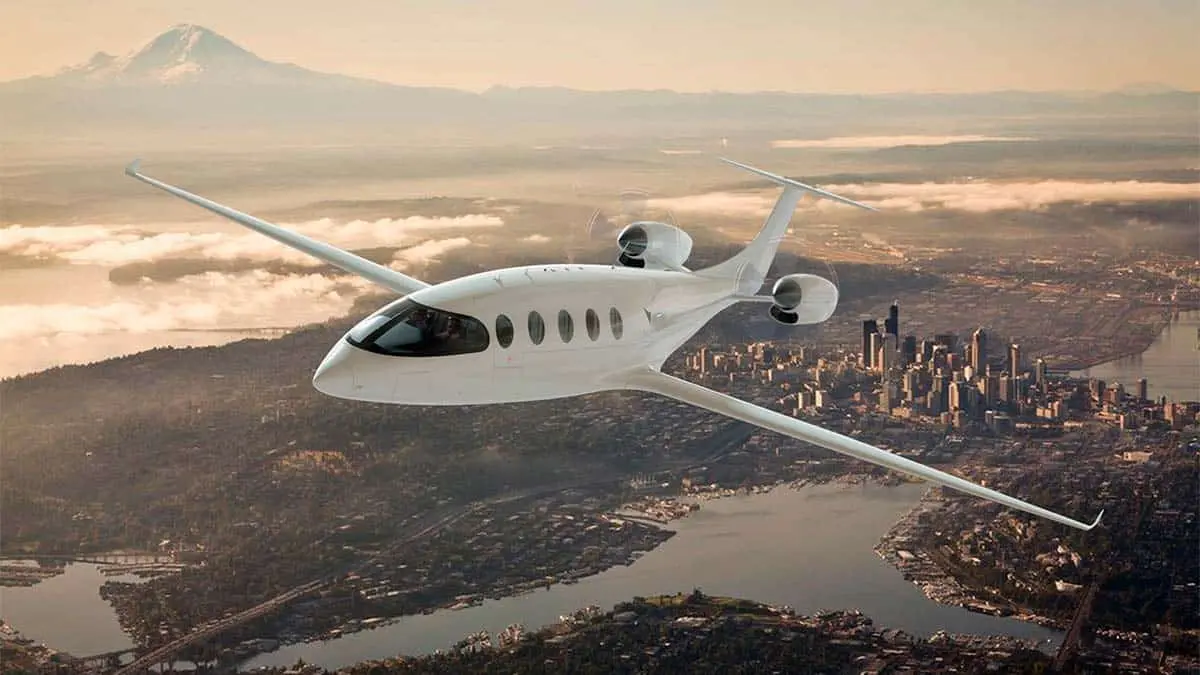 Foto del avi&oacute;n el&eacute;ctrico de Eviation, Alice
