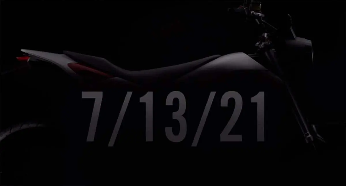 teaser de la nueva moto de Zero Motorcycles, la Zero FXE