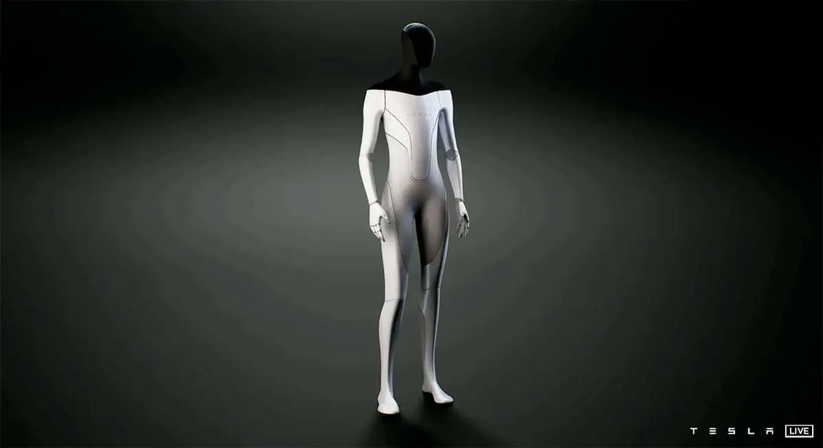 Foto del Tesla Bot, el robot humanoide desarrollado por Tesla