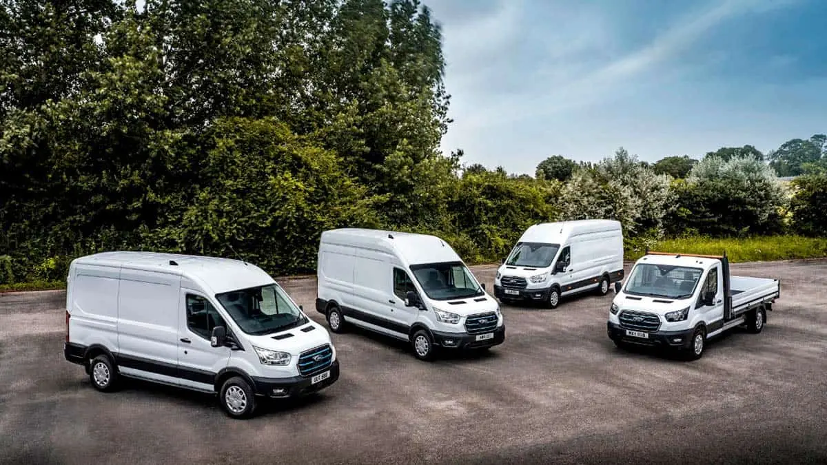 Variantes de la Ford e-Transit 2022