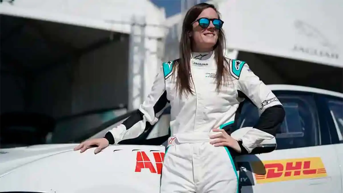 Foto de Abbie Eaton, piloto de pruebas