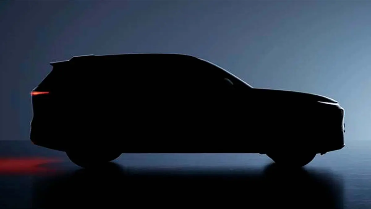 Imagen (teaser) del nuevo SUV de Xpeng