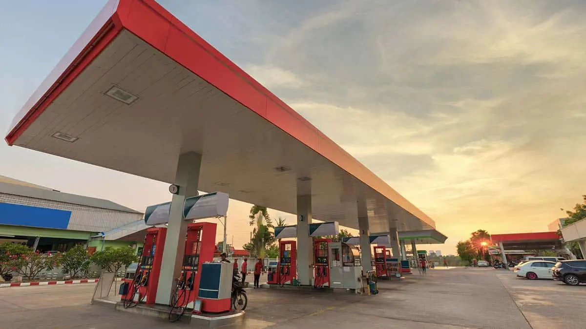 Foto de una gasolinera
