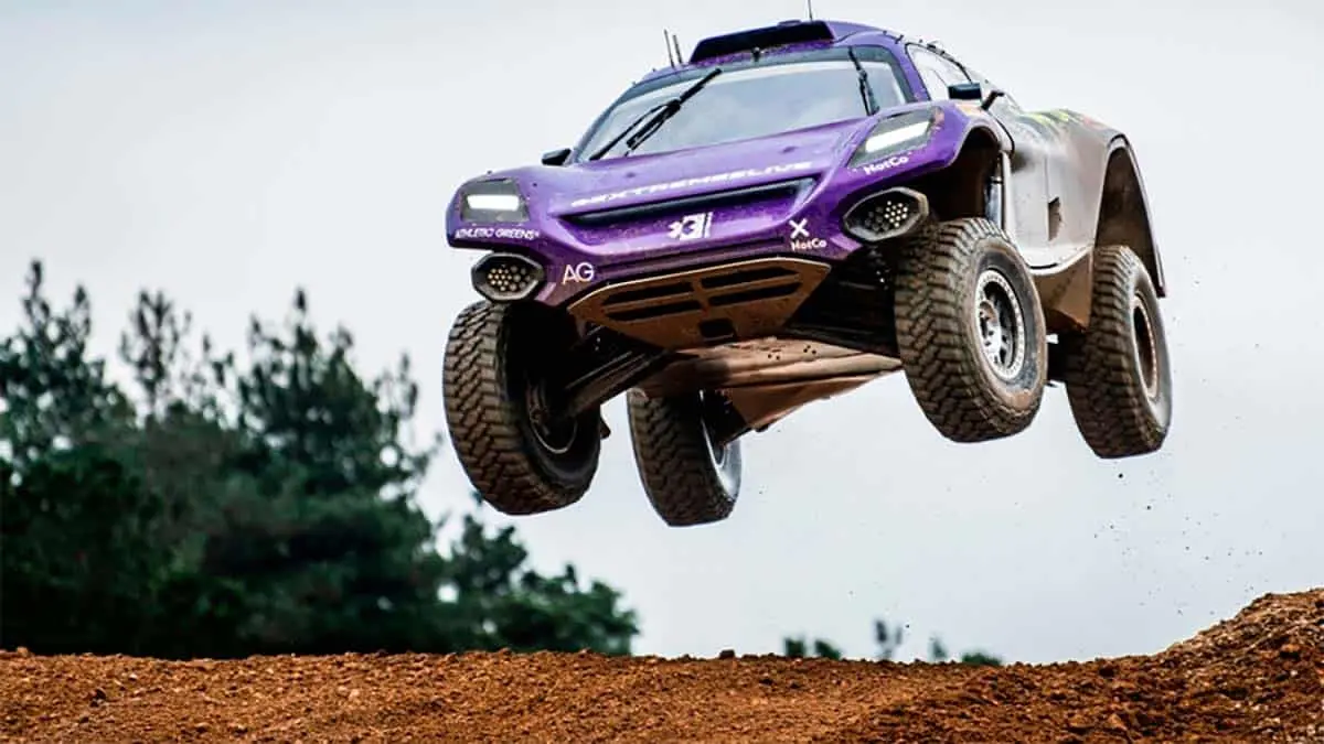 Foto de un momento del campeonato Extreme-E en Reino Unido