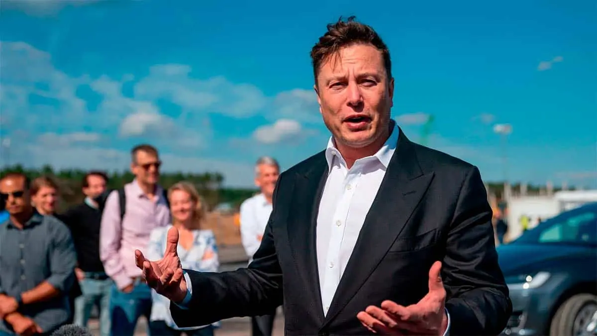 Elon Musk, CEO de Tesla hablando