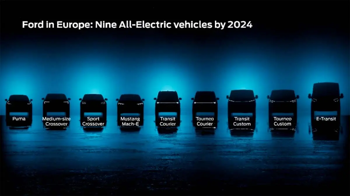 Ford anuncia nuevos coches el&eacute;ctricos