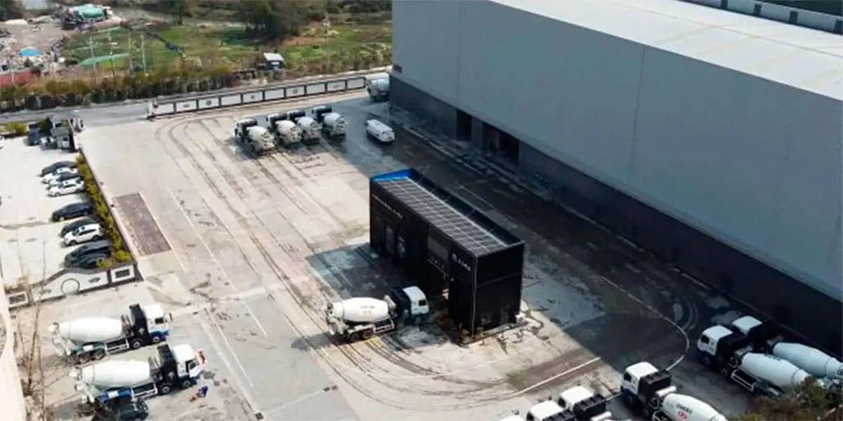 Geely intercambio bateria camiones el&eacute;ctricos
