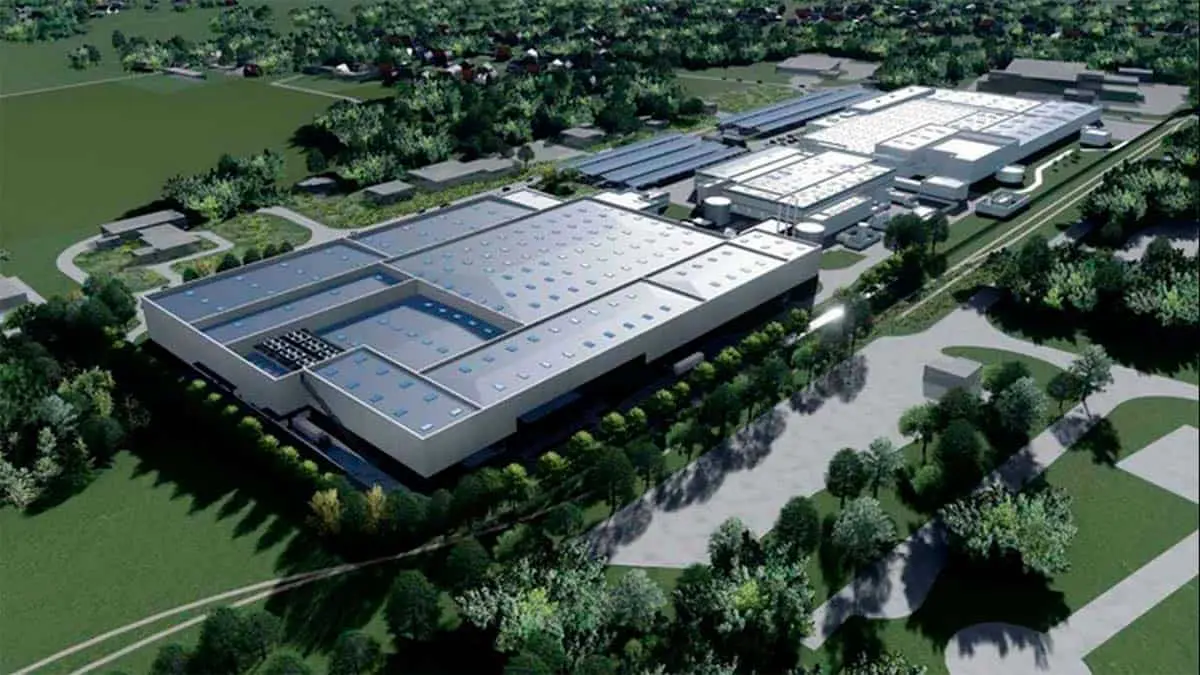Planta de Stellantis de bater&iacute;as para coches el&eacute;ctricos en Italia. ACC