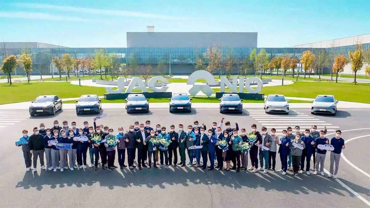 Foto de las primeras entregas del NIO ET7 en China