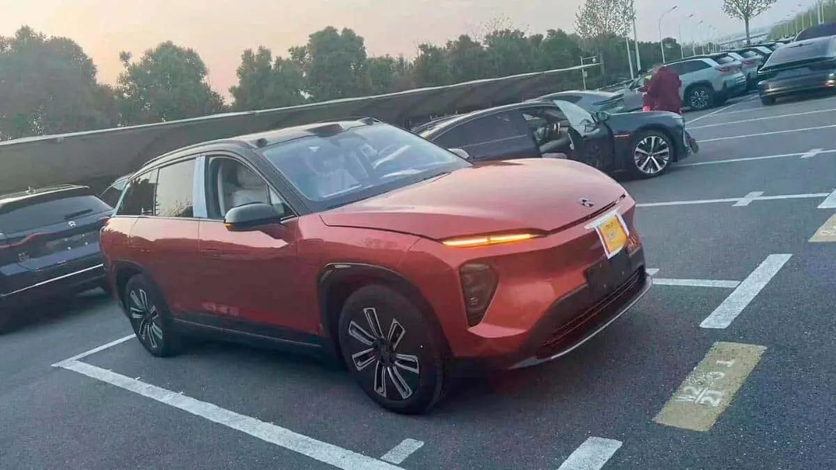 NIO ES7 sin camuflaje, SUV el&eacute;ctrico