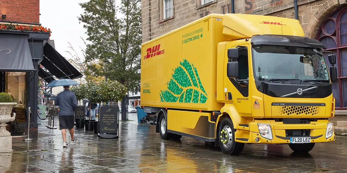 DHL-compra-camiones-electricos-Volvo-Trucks