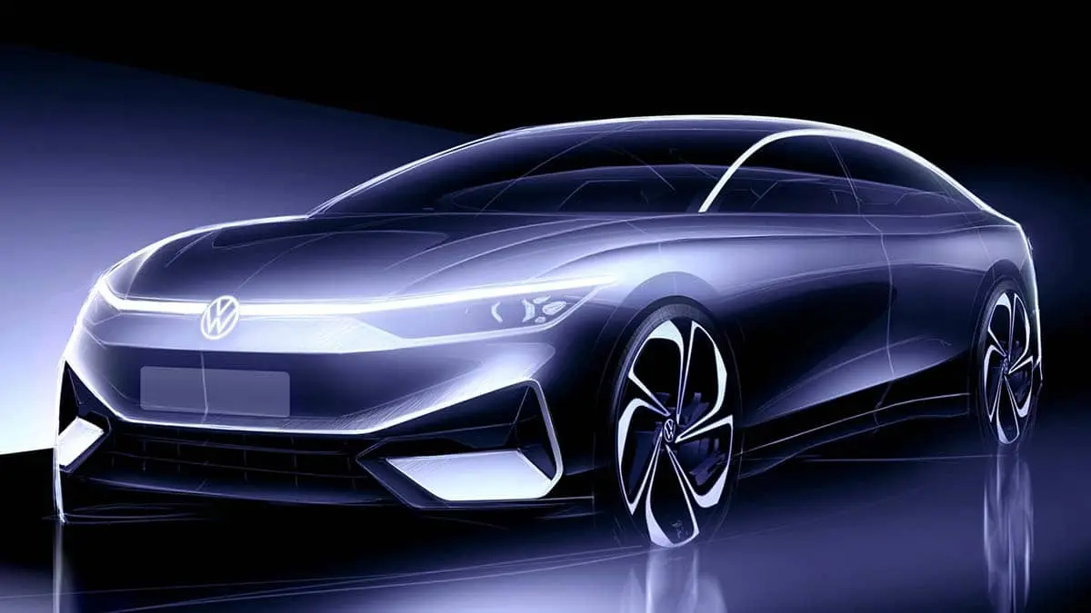 Boceto del Volkswagen ID. AERO