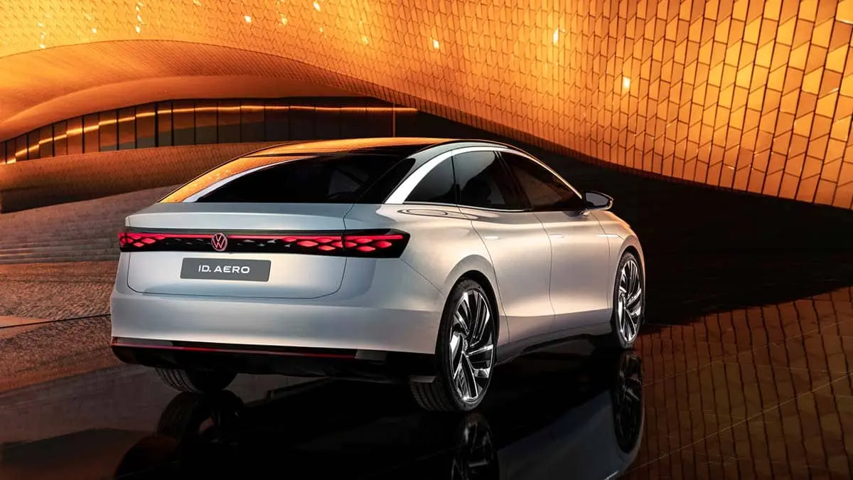 Trasera del Volkswagen ID. AERO