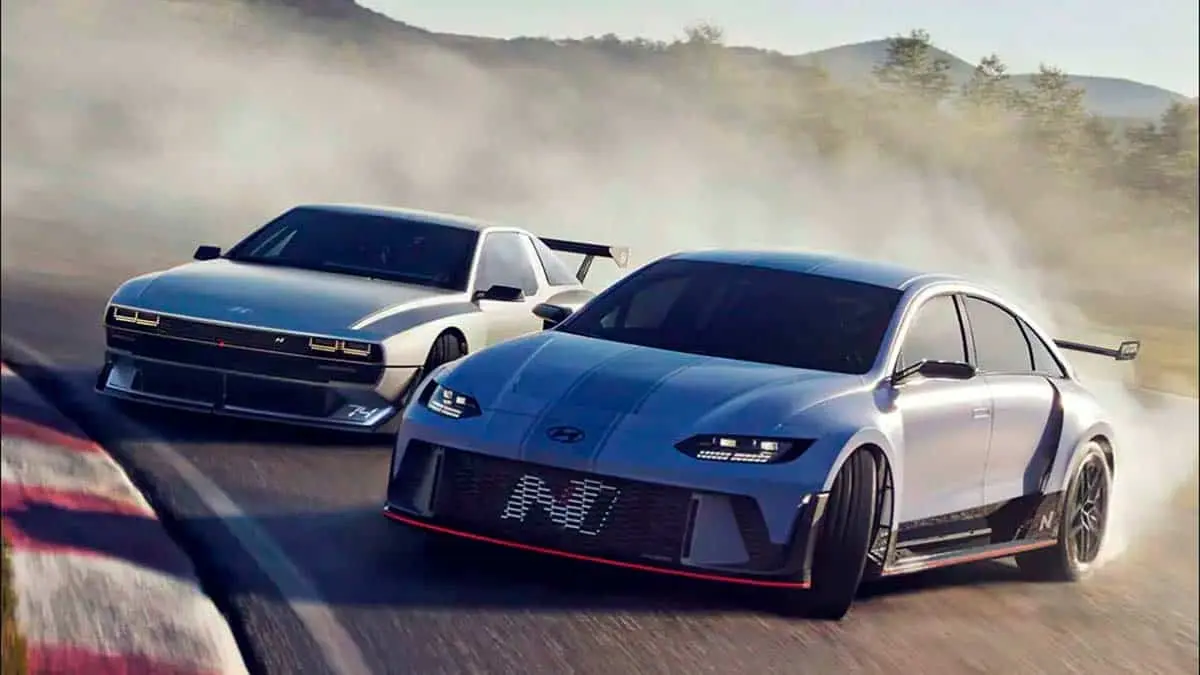 Hyundai RN22 e y Hyundai N Vision 74 presentaci&oacute;n