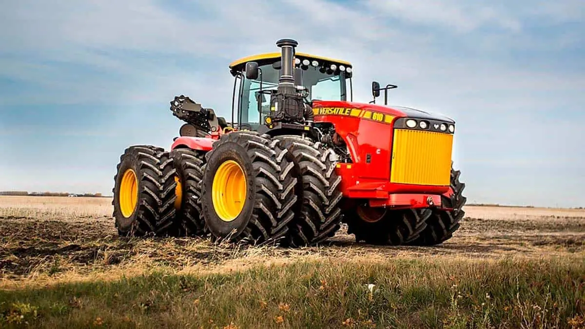 Tractor Versatile con motor de hidr&oacute;geno