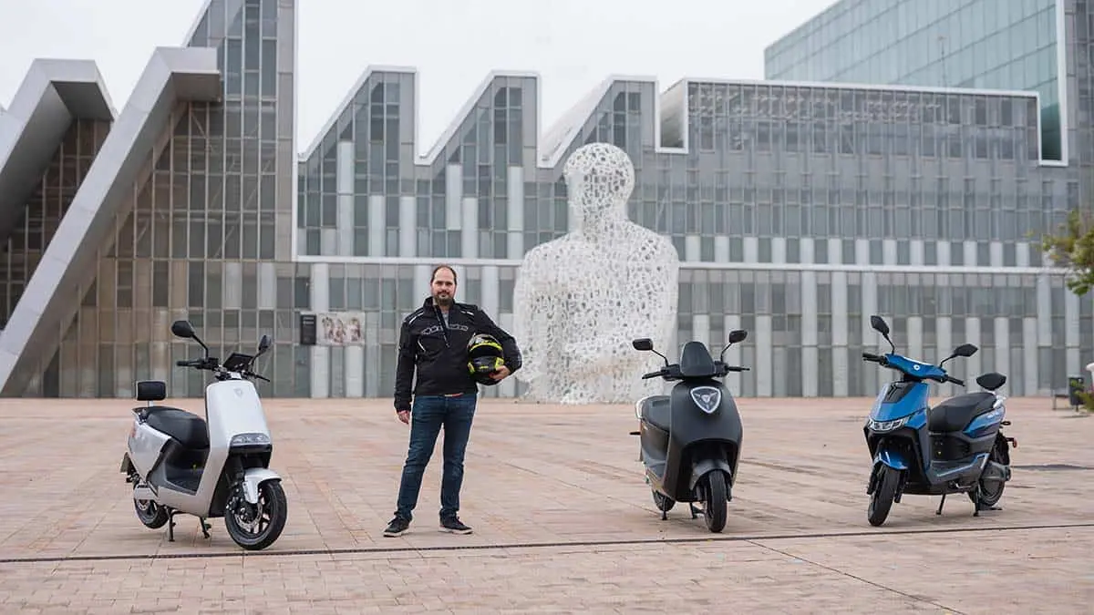 Prueba de las motos el&eacute;ctricas de YADEA (C1S PRO y G5 S