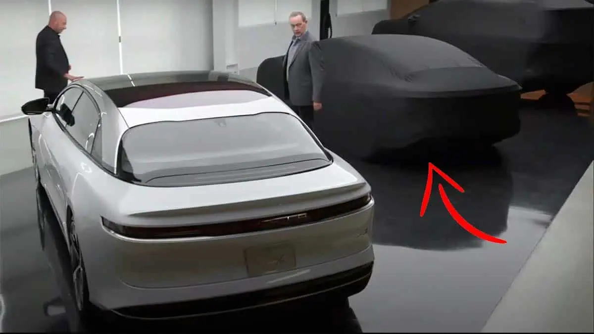 Foto del tercer coche el&eacute;ctrico de Lucid Motors, un sed&aacute;n
