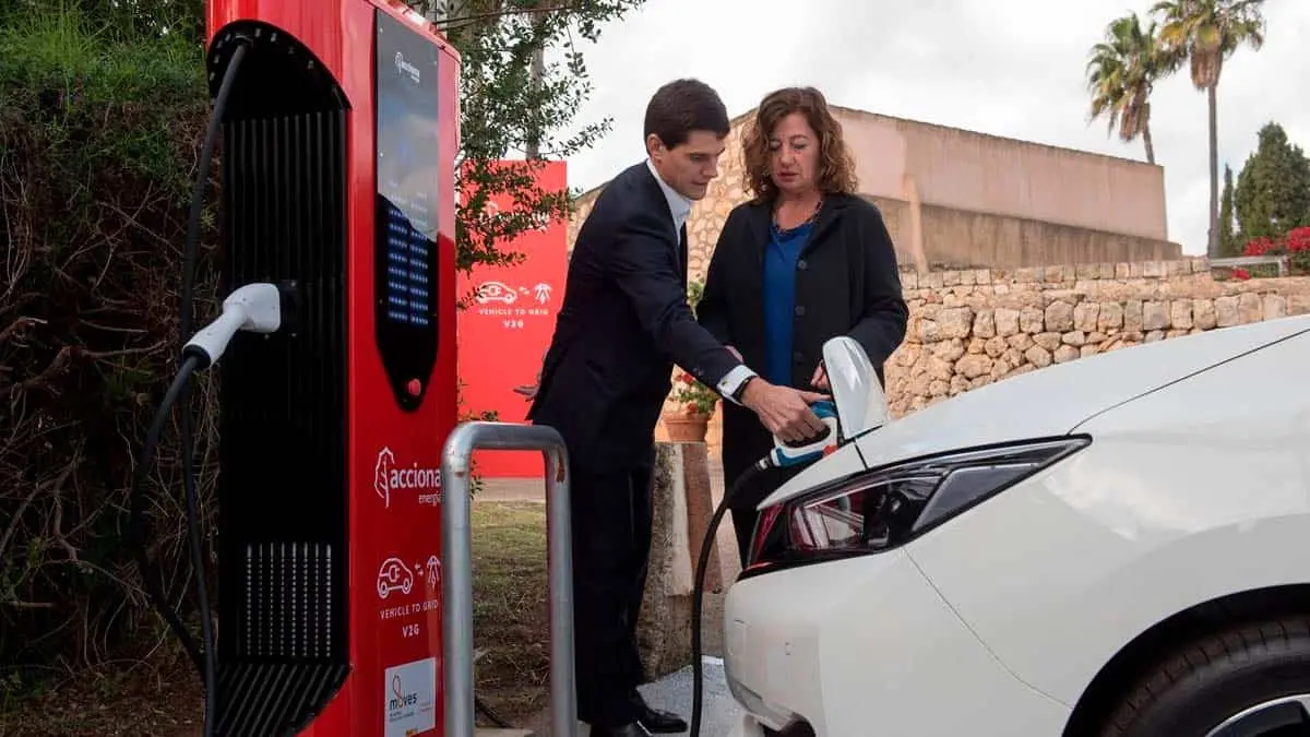 Primera estaci&oacute;n de carga V2G en Espa&ntilde;a (Islas Baleares) por Acciona